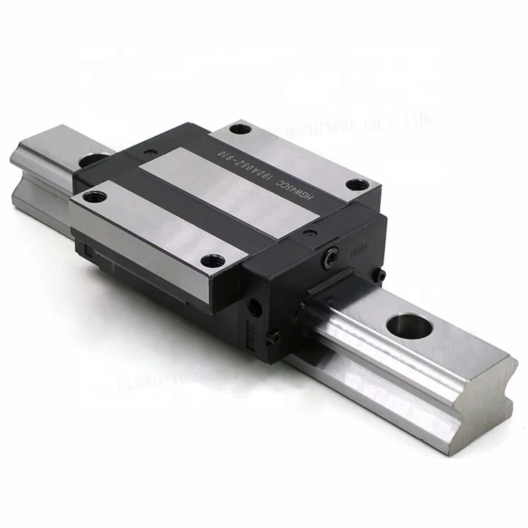 Circular Saw Guide Rail HGW CC Series Linear Guideway block Flange Type
