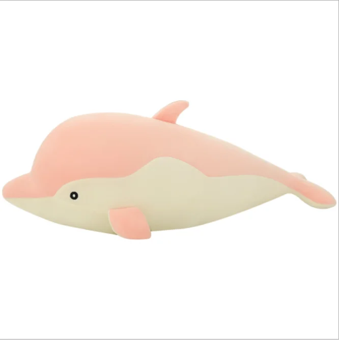 
New cartoon soft-bodied dolphin doll down cotton shark doll sea animal throw pillow girl birthday present 