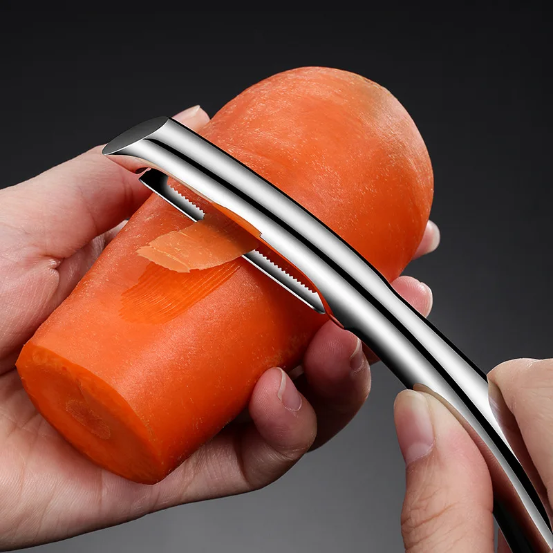Premium Vegetable Peeler Stainless Steel Ultra Sharp Peelers for Kitchen  Rotary Serrated Blade Thickened Non-Slip