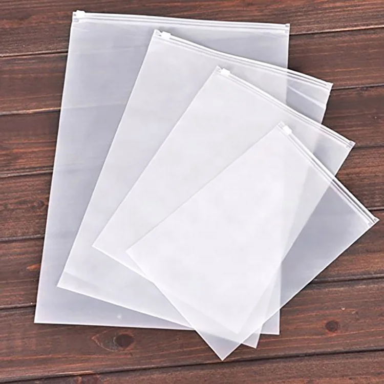 Recycled Pouches Custom Logo Frosted Ziplock Poly Bag for Apparel Shipping Clothing Packaging