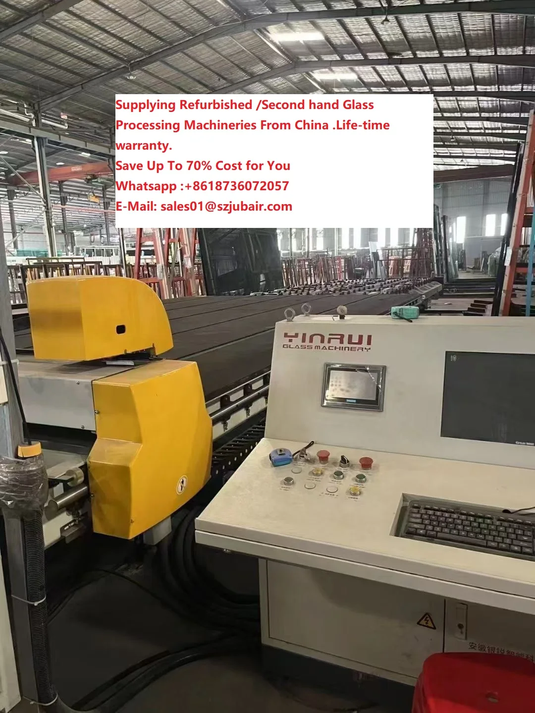 Supplying Refurbished/Used Cnc Automatic Glass Machining Processing Center For Grinding Polishing Drilling Life-time warranty