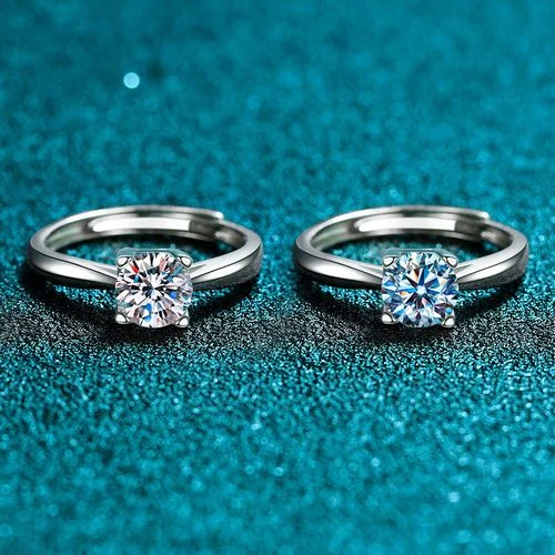 Silver 925 Moissanite ring fine jewelry sets rings light  fashion necklaces gems earrings stainless steel body jewelry findings