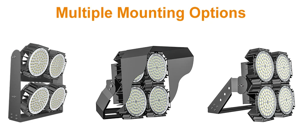 
Modular Design 500w led round floodlight for football field light 