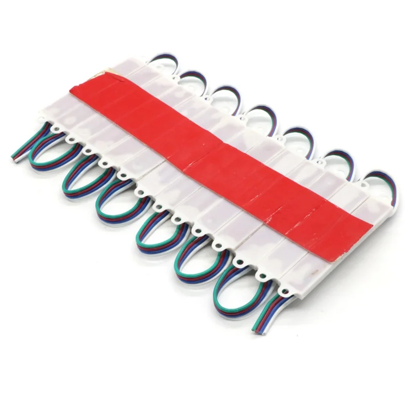 3 LEDs 5050 SMD RGB LED Module Waterproof IP65 Light Strip Lamp DC 12V for Sign Design