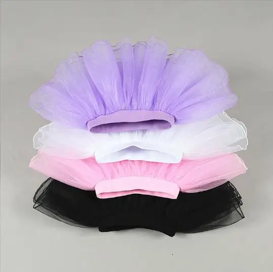 Wholesale Cheap Hot Sale Ballet TUTU 4 Layers Practice Dance Skirts for Girls