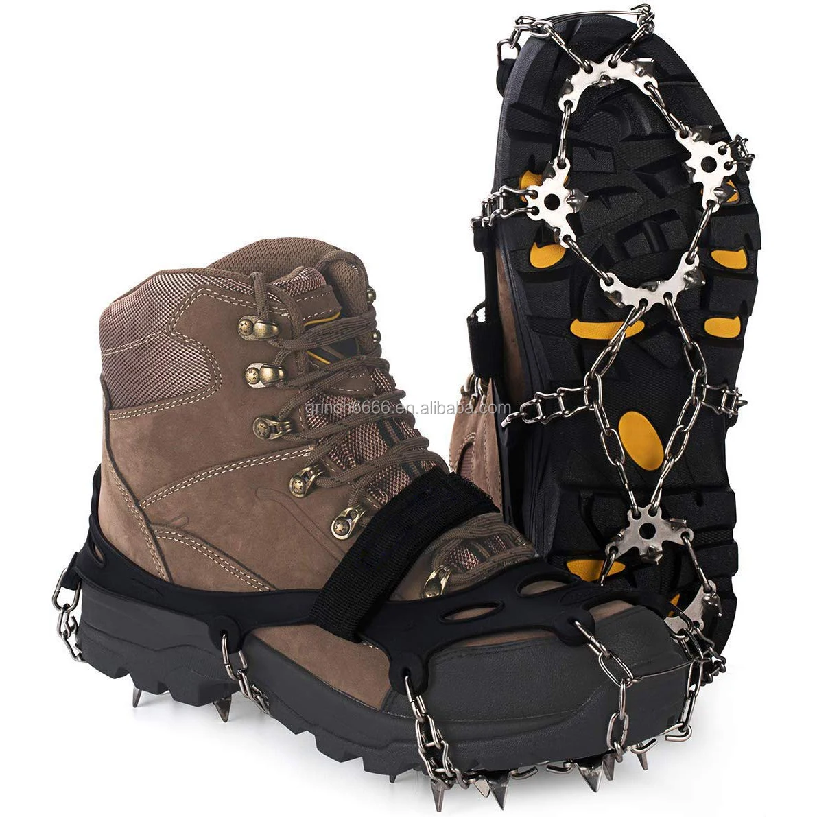 2020 накладки на шипы для снега и льда, шипы из нержавеющей стали и силикона для пеших прогулок на льду и снегу