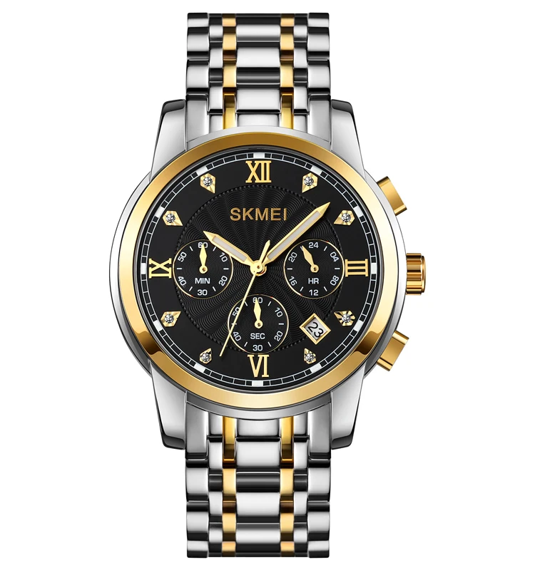 2022 New arrival luxury men wristwatch Skmei 1904 original factory wholesale stainless steel watch support custom logo