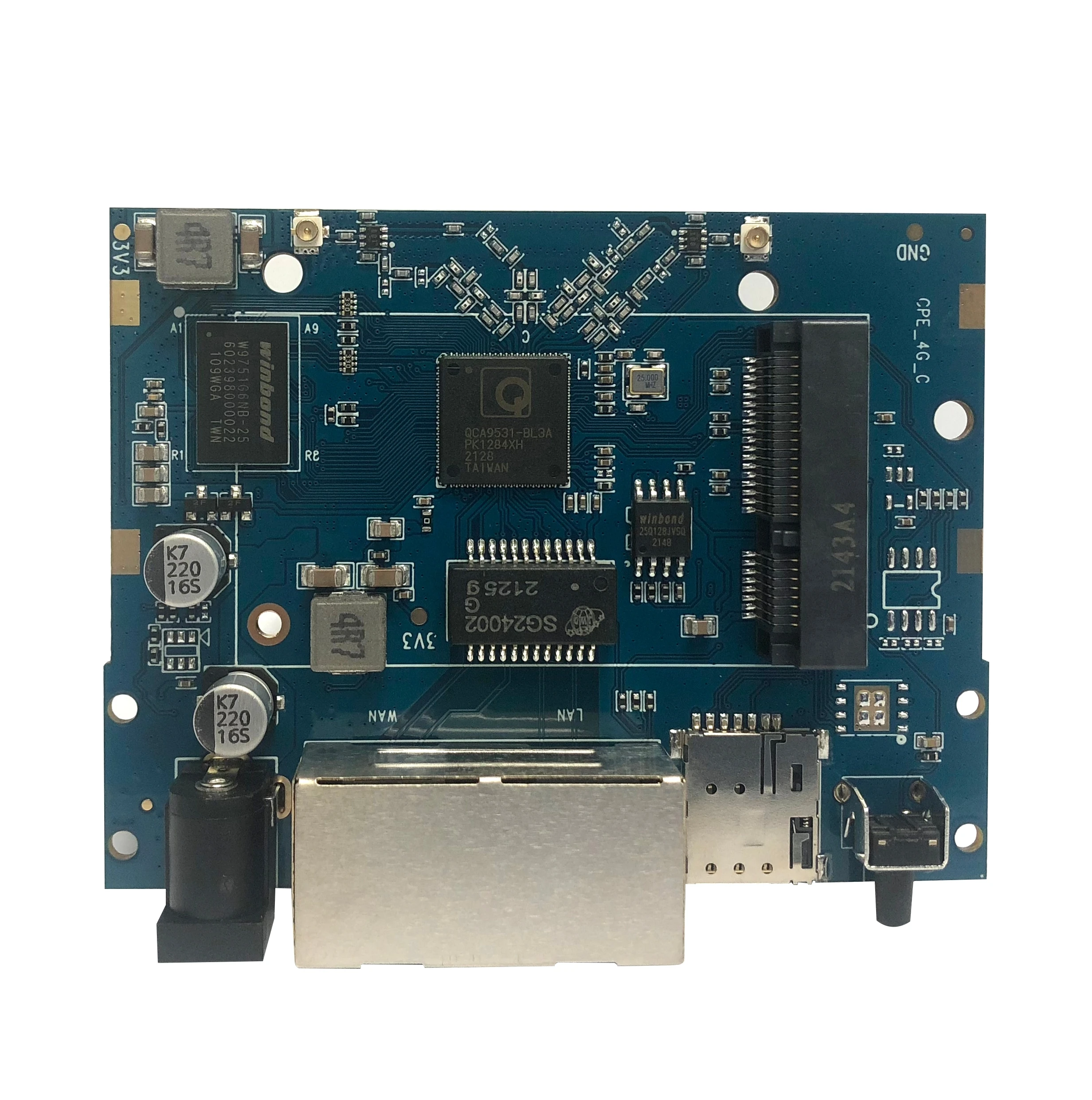 Интернет-разблокированный промышленный Openwrt Lte беспроводной Wi-Fi 3G 4G маршрутизатор печатная плата со слотом для Sim-карты