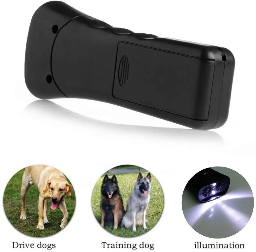 Hot Sale Ultrasonic Dog Repeller Anti Barking Device Trainer Stop Barking Rechargeable Ultrasonic Bark Control Pet Dog Repeller
