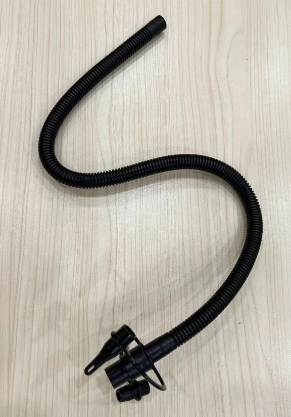 Plastic hand air pump for inflatable product with 3 connectors hand air pump for variable capacity tanks