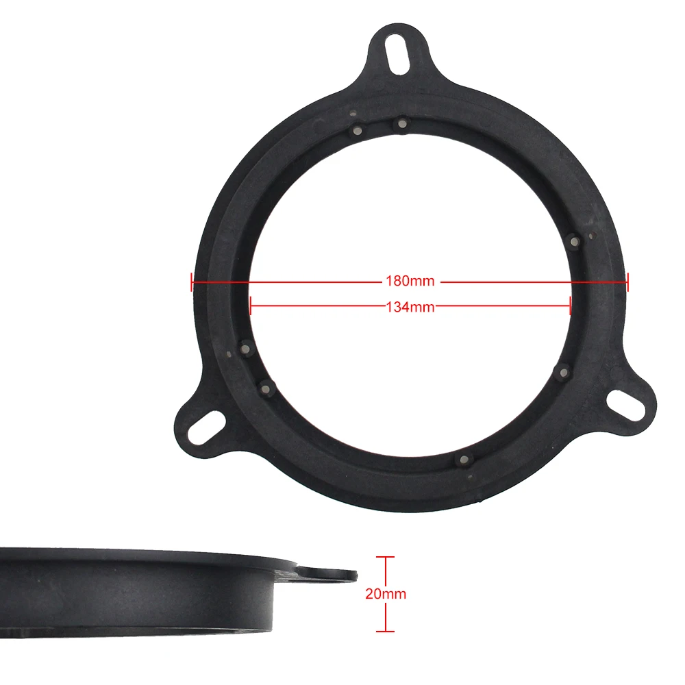 Manufacturer top quality 6.5 inch Speaker Gaskets car Accessories Black Loud Speaker Rings use for Nissan series