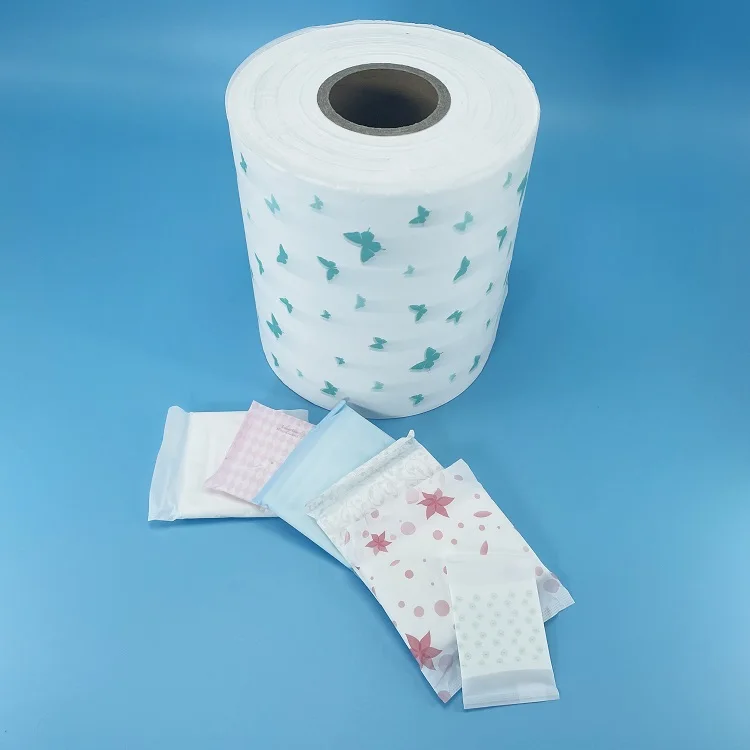 MOVA breathable film by Semi laminated printing 100% Polyethylene film raw material for baby diaper Production