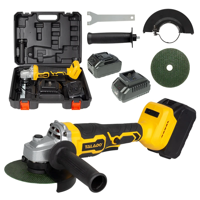 Portable Power Tools 18V / 20V Brushless Cordless Angle Grinder 125mm Cut Off Machine portable wood steel metal cutting machine