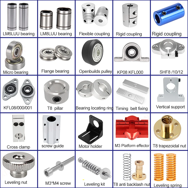DIY FDM 3D Druker Components Spare Accessories 3D Printer Parts