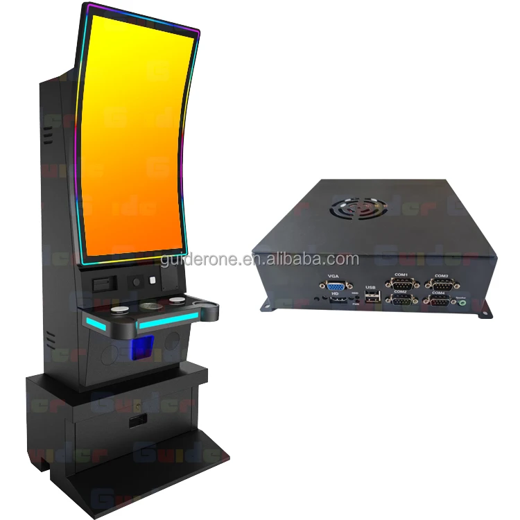 2024 New Arrival 43 Inch Curved 4k Touch Monitor Cabinet Usb Charging Machine Superior Skill Game