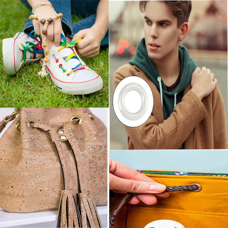 Grommet setting tools kit eyelet aluminum accessories different size grommets installation stainless durable sturdy eyelets kits