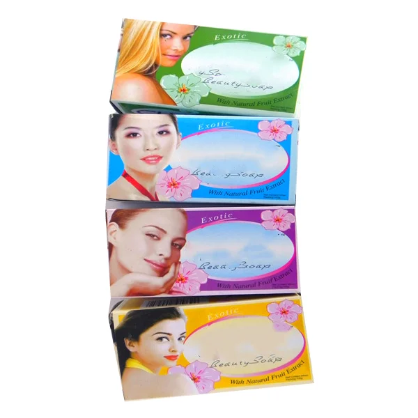 Factory Direct Sales customized can add logo Whitening bath soap with natural fruit