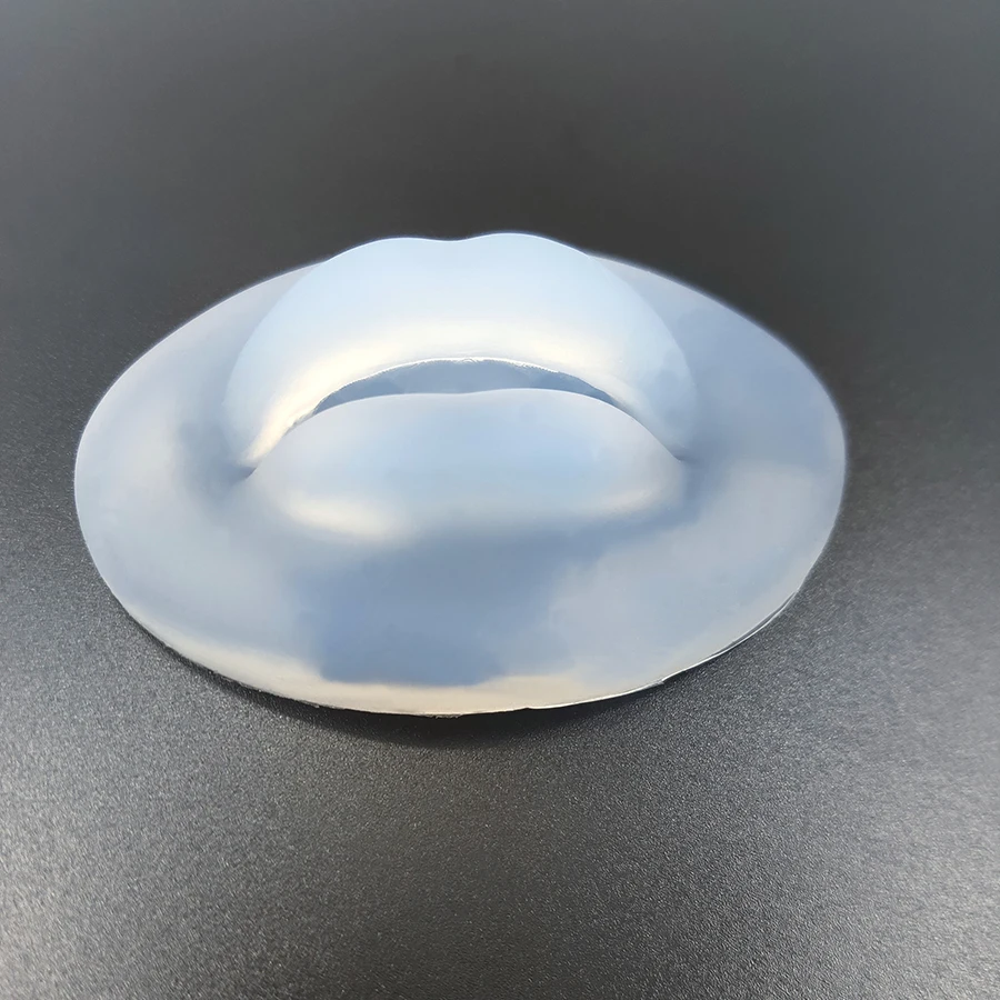 Transparent Permanent Makeup Lips with Teeth Practice Skin 3D Latex Silicon Practice Skin