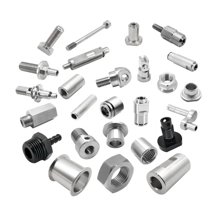 Custom Supplier CNC Turning Aluminum Threaded Metal Machining Spare Parts Small Mini Precision Mechanical Parts