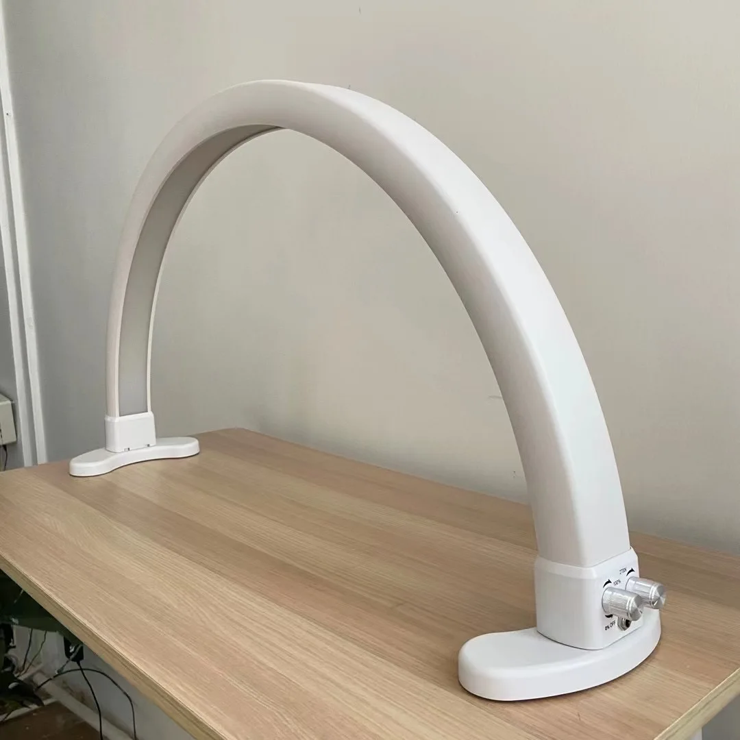 New Arc Eyelash/Nail LED Light Half Moon Lamp For Nails /Eyelash Beauty Salon Table Half Moon Eyelash Light Beauty Equipment