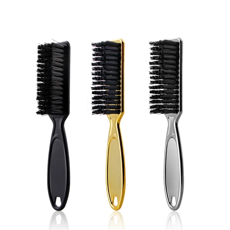 Plastic Handle Hairdressing Soft Hair Cleaning Brush Barber Neck Duster Broken Hair Remove Comb Hair Styling Tools Comb