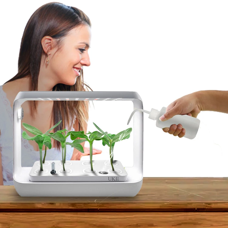 EU US AU microgreen planting germination trays sets  hydroponic indoor garden with grow light