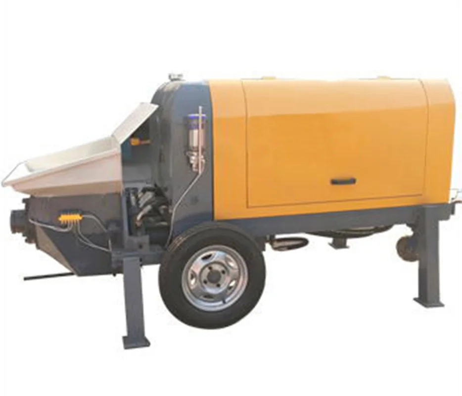 Top popular automatic mini concrete pump with mixer mortar cement conveyer concrete pump machine from China