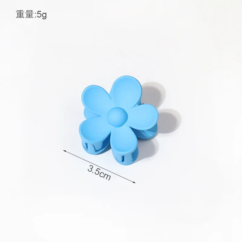 CN Fashionable Korean Small Acrylic Plastic Daisy Hair Clip Accessories For Women Flower Hair Claw Clips