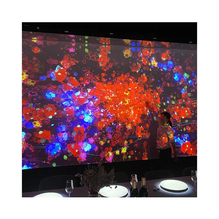 Magic Interactive Wall Projection 3D Indoor Playground Ar Holographic Immersive Interactive Restaurant