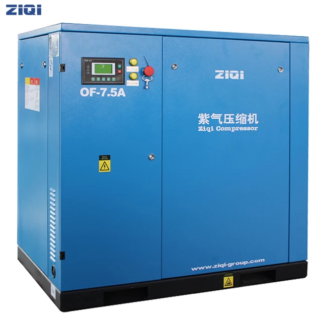 Hot selling energy saving 7.5KW 400V single stage silence AC power electric oil-free air scroll compressor for offer