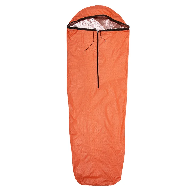 Outdoor Emergency Heat Preservation Camping Adult Sleeping Bags Tent For Camping Foldable Sleeping Bag
