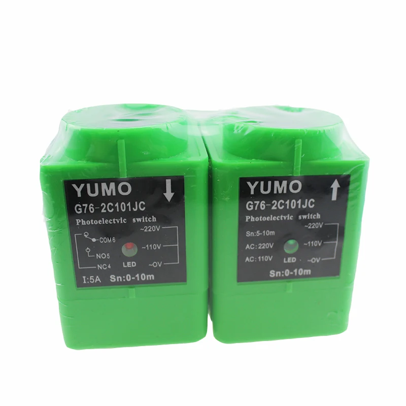 G76-2C101JC 0-10m detection distance photoelectric switch sensor