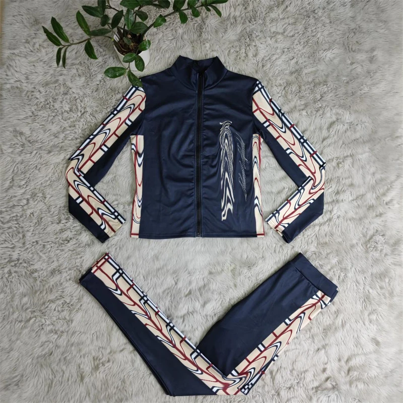 J2843 Where to Buy Stylish Two Piece Set Outfits Online China iGUUD Designer Yoga Clothing The Best Sweat Pants Supplier