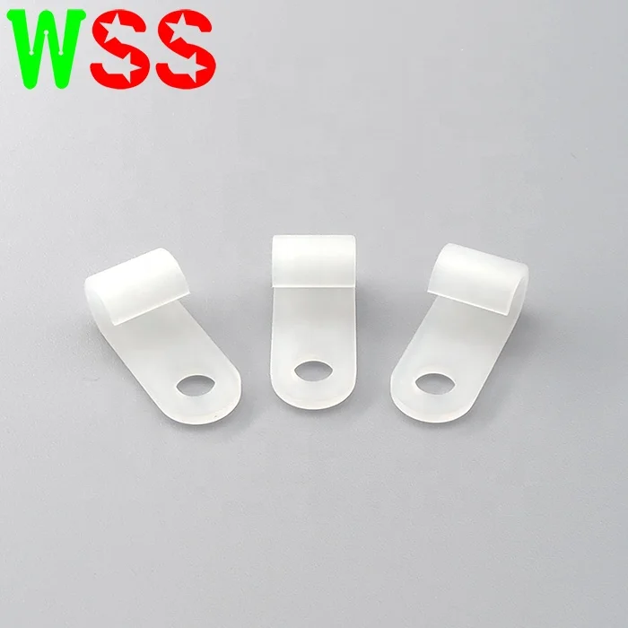 Weichimei Cable Clip Wire Clamp Nylon Screw Mounting Cord Fastener Clips for Wire Management