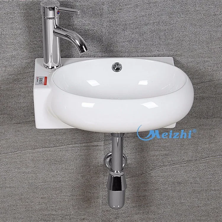 Chinaware polish design bathroom small corner sink