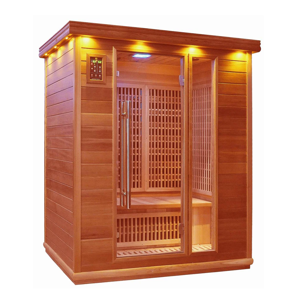 Premium quality 100% and better price Canadian hemlock Infrared Sauna  health dry sauna