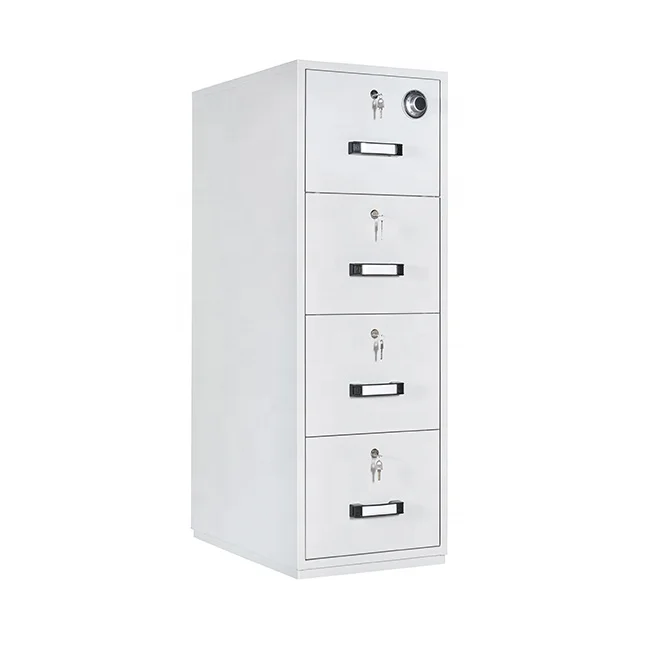 2 hours safe drawer filing cabinet office use fireproof 4 drawer storage cabinet vertical fire resistant steel file cabinets