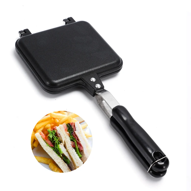 Double-Sided Sandwich Maker Cake Bread Toaster Non-Stick Sandwich maker Pan Mould Mold Panini press Household