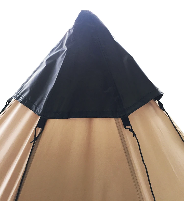 
4 6 Person Big Large Wholesale Outdoor Luxury Adult Family Indian Teepee Tipi Camping Tent for Sale 