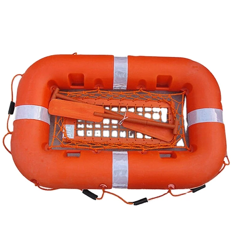 Manufacture wholesale price  orange HDPE plastic marine life float buoy raft boat for 10 person