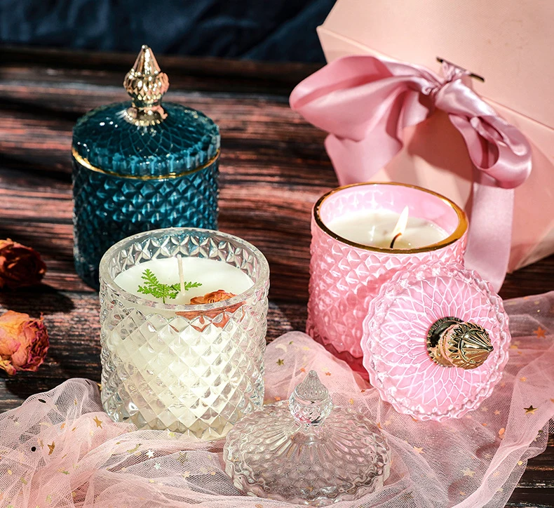 Soy Wax Candle Christmas Valentines Day Candles Gifts Set Luxury Scented Candles