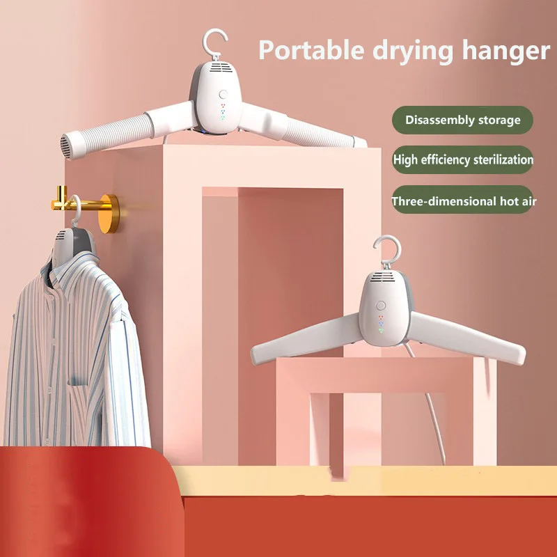 Hot Sell Clothes Dryer Wholesale Household Drying Thermostatic Double Dryerportable Germicidal Folding Dryer