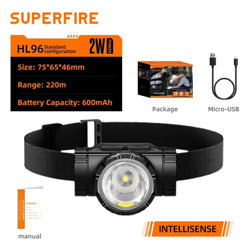 Factory Wholesale Waterproof Portable Headlamp Adjustable Angle Rechargeable Headlamp With Indicator Light