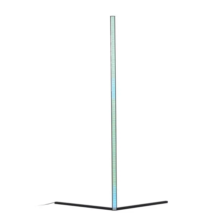 RGB Color Changing LED Floor Lamp +White Daylight Light RGB Lighting Effects Ambient Mood Light Metal Standing Lamp for Home