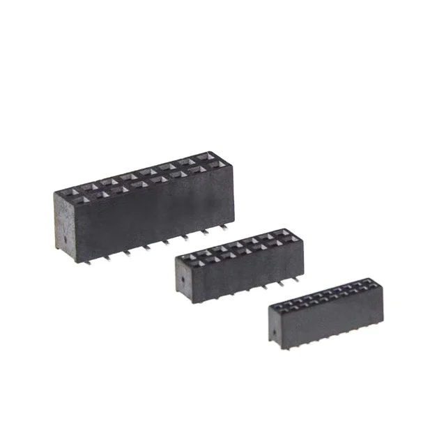 made in china PCB gold-plated 2.54mm dual row female header