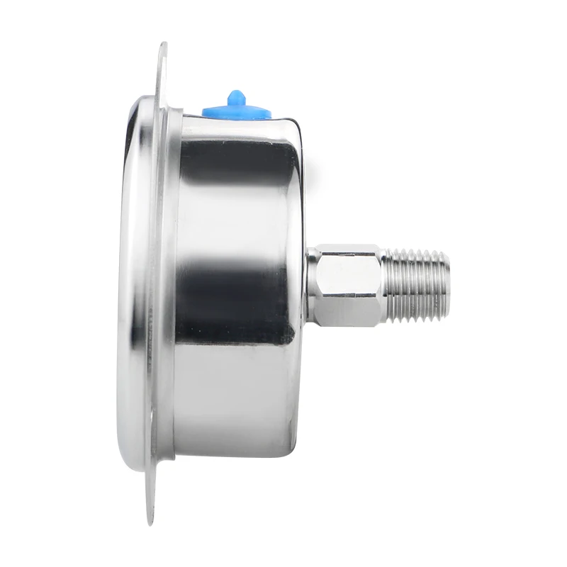 Pressure gauge 62.2 mm all stainless steel axial  with flanged edge  manometer  pressure gauges