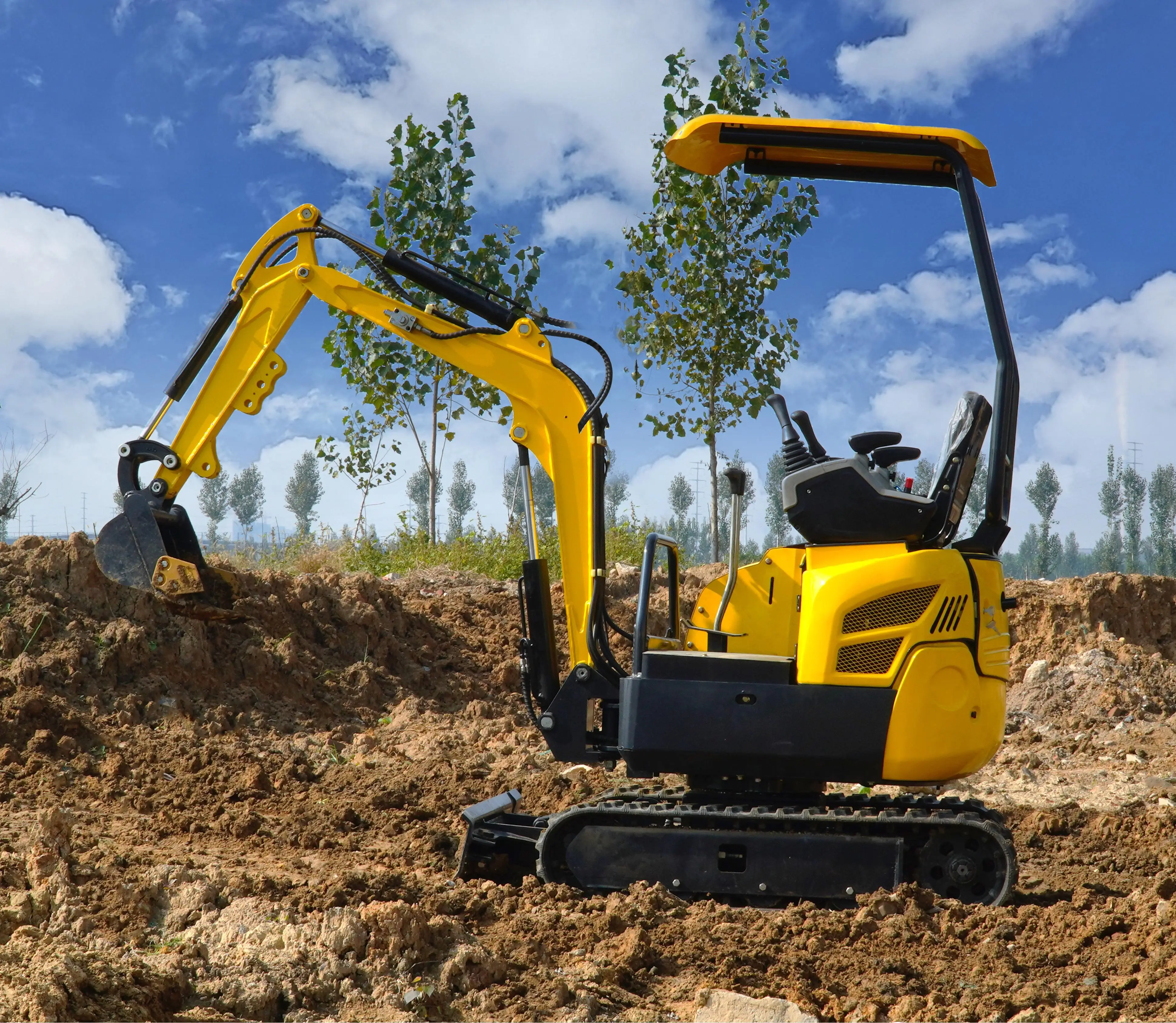 2 Tons 3 Tons Excavator Mini Excavator Prices With Side Swing Function