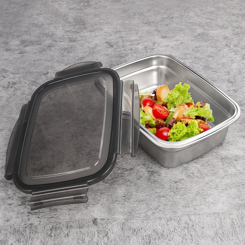 High Quality Stainless Steel Food Container Set Bento Lunch Box Storage Meal Prep Containers