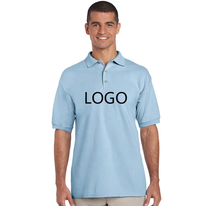 High Quality Custom Logo Polo T Shirt Unisex T-shirts Polyester/ Cotton 100% Bamboo Fiber Custom Design Causal Wear Plain Dyed