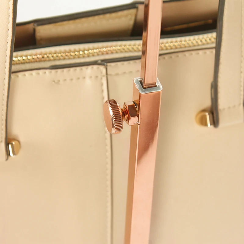 Metal Gold Lady Hanging Bag Handbag Holder Adjustable Height display rack